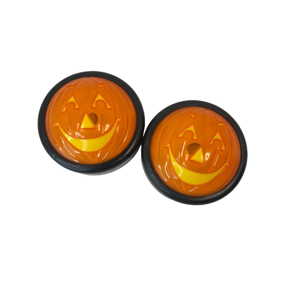 Halloween Pumpkin Push Button Night Lights Halloween Decor Read